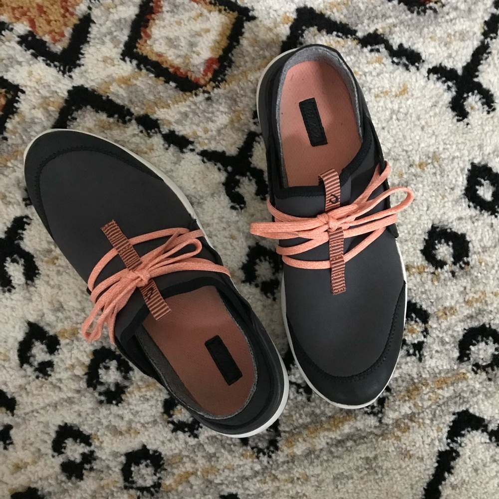 OluKai Black and Pink Athletic Shoes - Picture 8 of 9